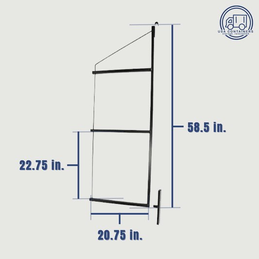 Shipping Container Shelving Brackets - 4 Brackets - USA Containers