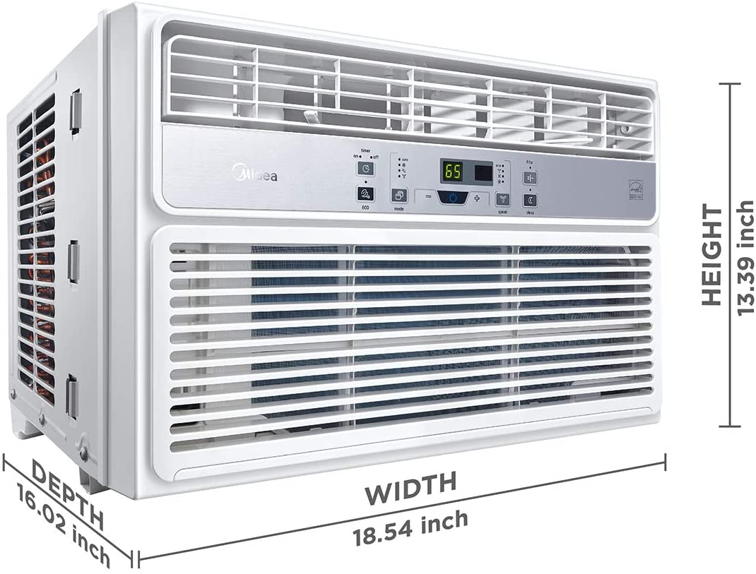 Shipping Container Window Air Conditioner - Cooling, Dehumidifier, Fan with remote control - USA Containers