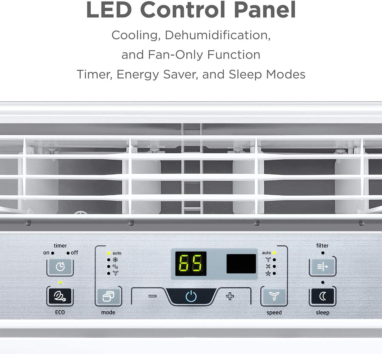 Shipping Container Window Air Conditioner - Cooling, Dehumidifier, Fan with remote control - USA Containers