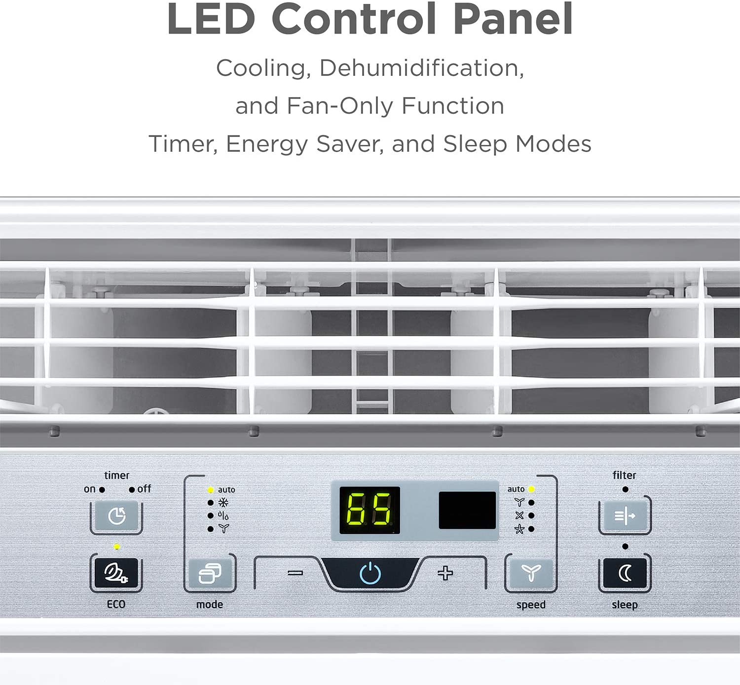 Shipping Container Window Air Conditioner - Cooling, Dehumidifier, Fan with remote control - USA Containers