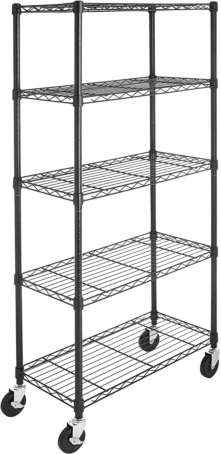 Shipping Container Rolling Shelves - Various Sizes - USA Containers