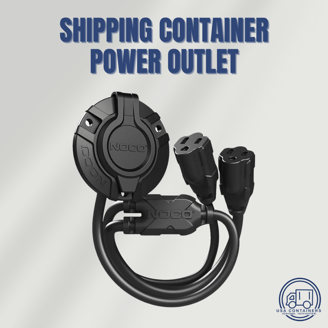 Shipping Container Power Outlet 2 cord splitter – USA Containers