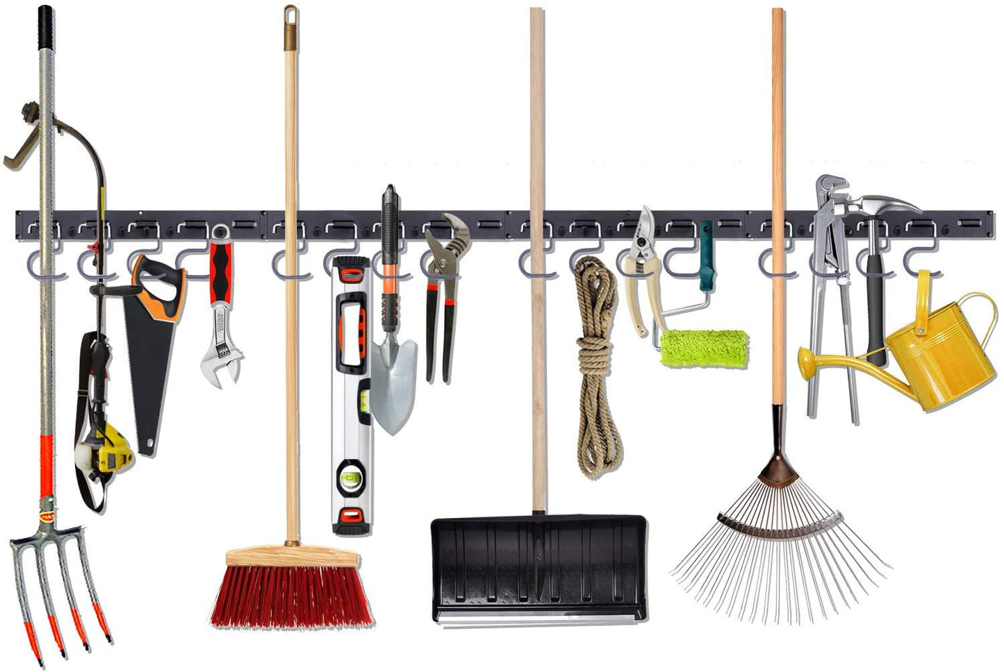 Shipping Container Heavy Duty Tools Hanger with 4 Rails 16 Hooks - USA Containers