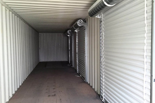 Shipping Container Rolling Self Storage Steel Roll Up Door (Various Sizes) - USA Containers