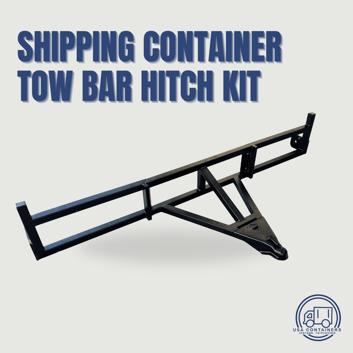 Shipping Container Tow Bar Hitch Kit - For Moving Containers - USA Containers