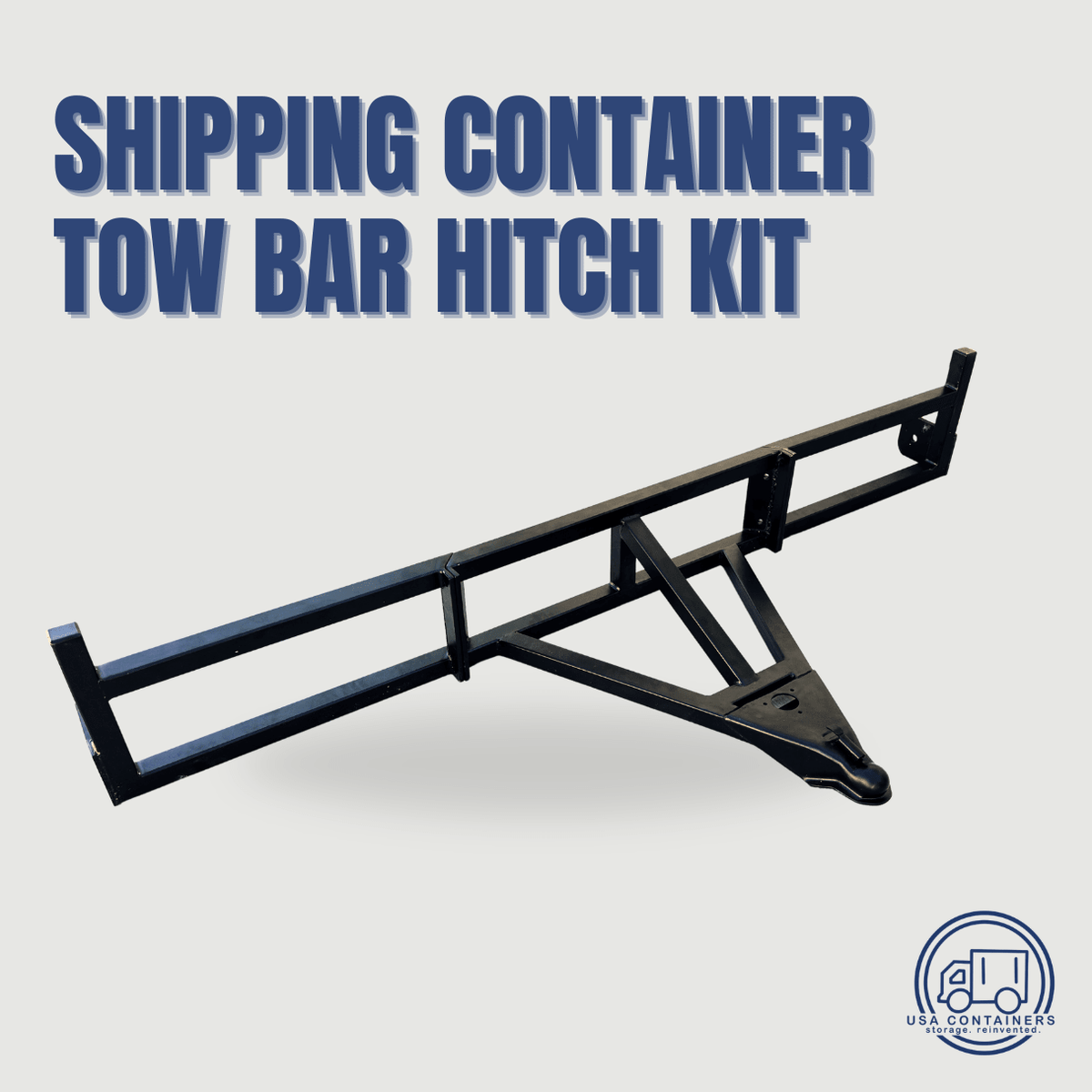 Shipping Container Tow Bar Hitch Kit - For Moving Containers - USA Containers