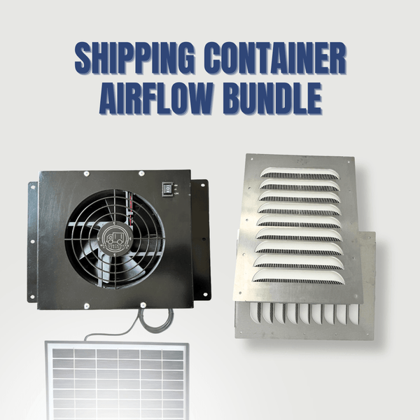 Container Powered Vent Kit: Vents + Exhaust Fan – USA Containers