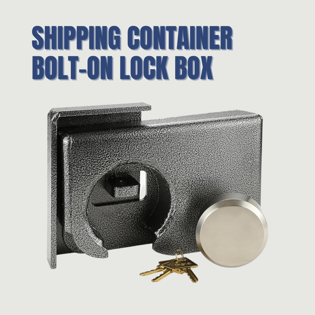 Heavy-Duty Bolt-On Puck Lock Box – Ultimate Security for Containers & Trailers