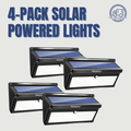Shipping Container Exterior Solar Powered Ultra - Bright Lights - Motion Detecting - Easy Install (4 pack) - USA Containers