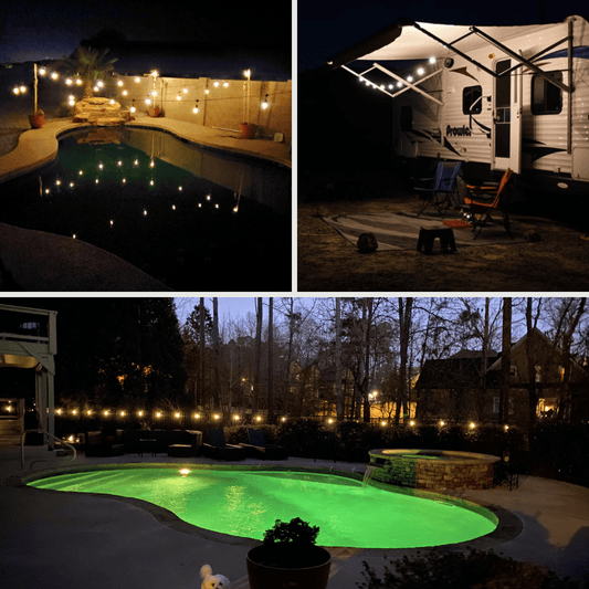 Shipping Container Solar Powered Lights (15 Lights) - USA Containers