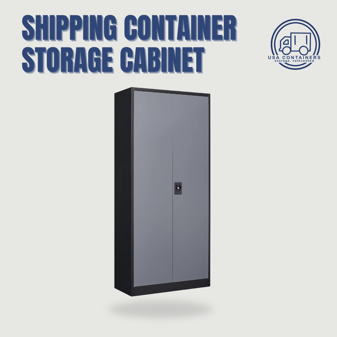 Shipping Container Storage Cabinet - Easy Assembly - USA Containers