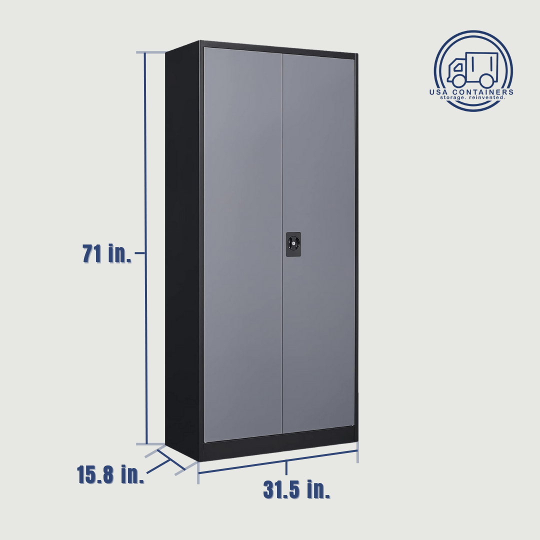 Shipping Container Storage Cabinet - Easy Assembly - USA Containers