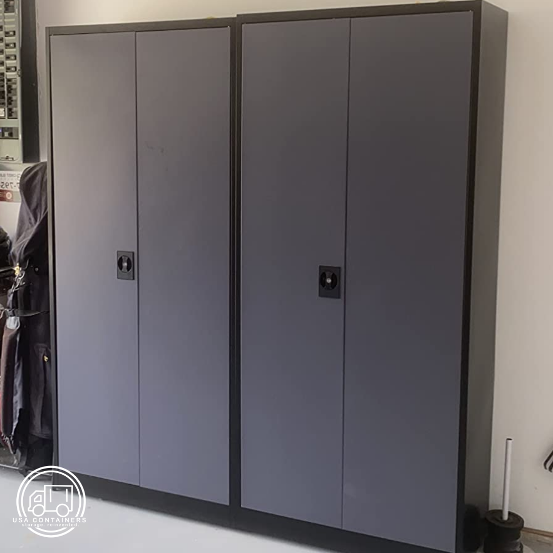 Shipping Container Storage Cabinet - Easy Assembly - USA Containers