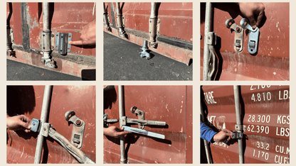 Shipping Container Door Lock Parts - Not Including Bar - USA Containers