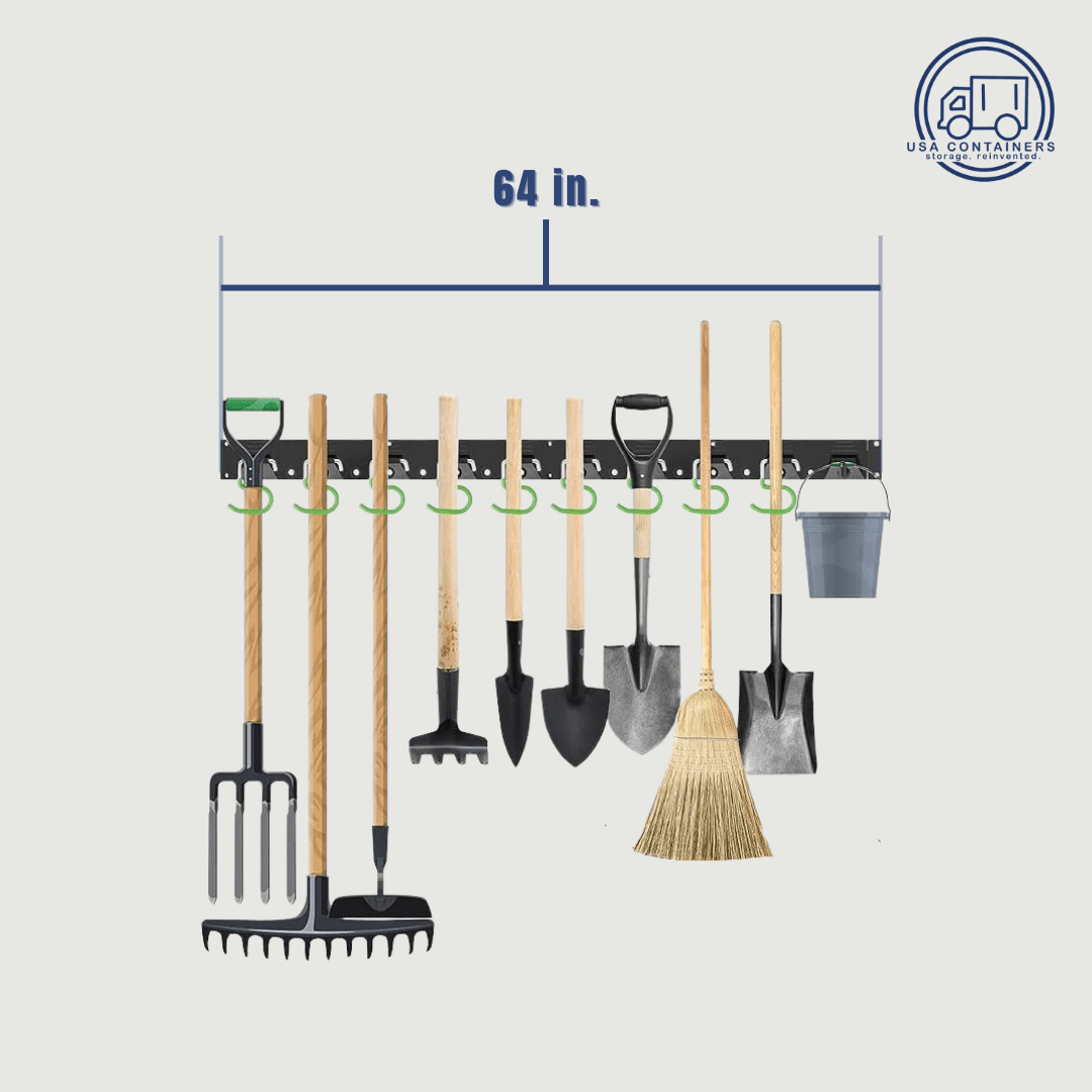 Shipping Container Wall Mounted Tool Hanger - USA Containers