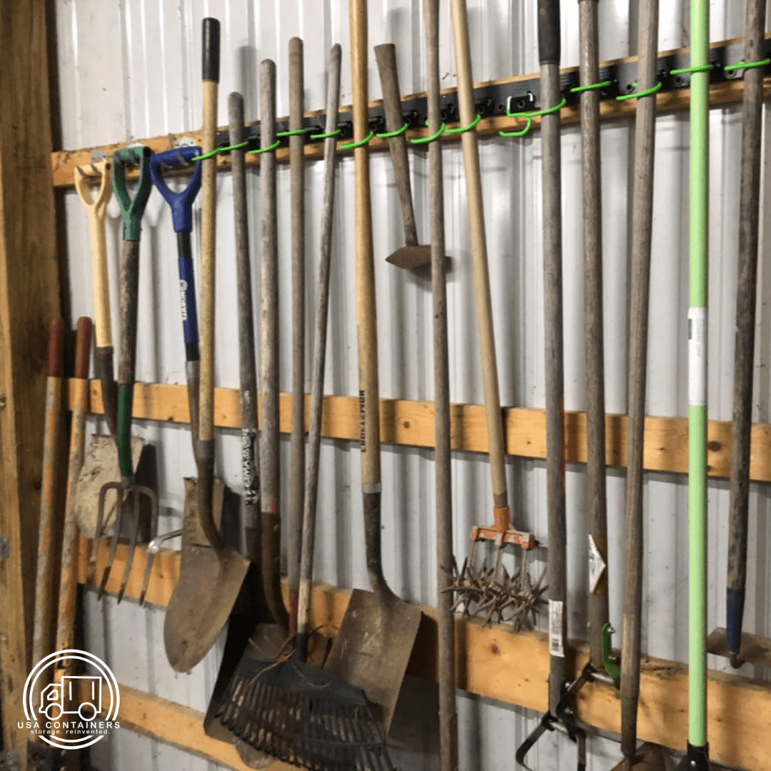 Shipping Container Wall Mounted Tool Hanger - USA Containers