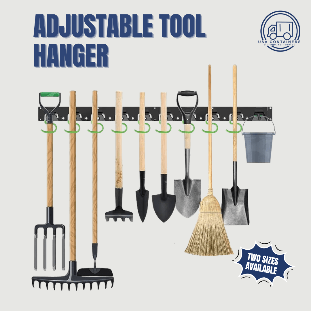 Shipping Container Wall Mounted Tool Hanger - USA Containers
