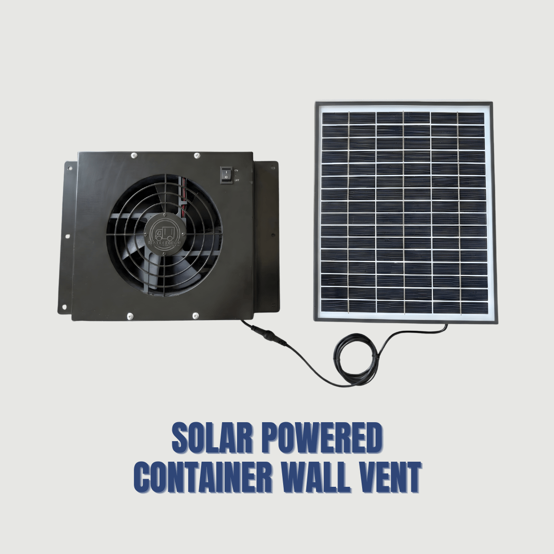 Powered Shipping Container Wall Vent - USA Containers