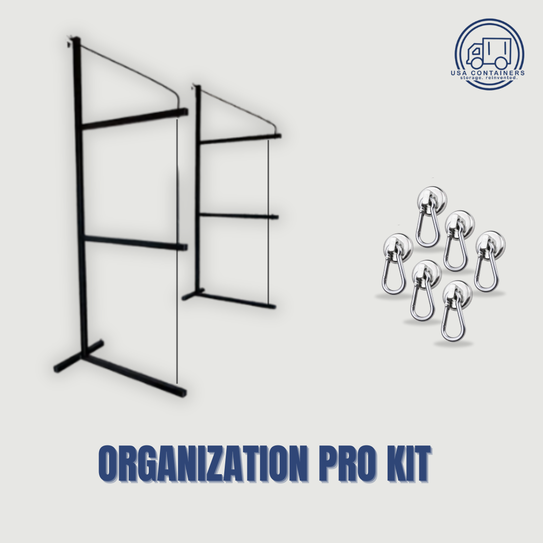 Container Organization Pro Kit - Shelving + Magnetic Hooks