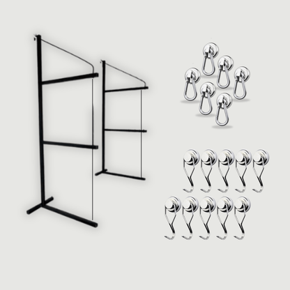 Container Organization Pro Kit - Shelving + Magnetic Hooks - USA Containers