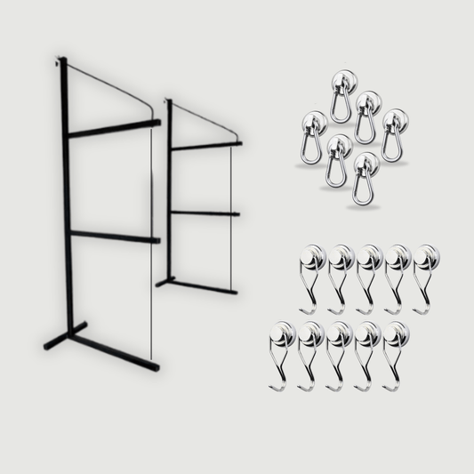 Container Organization Pro Kit - Shelving + Magnetic Hooks - USA Containers