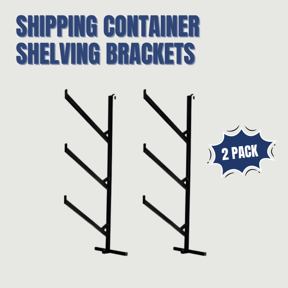Shipping Container Shelving Brackets / Pipe Racks – USA Containers