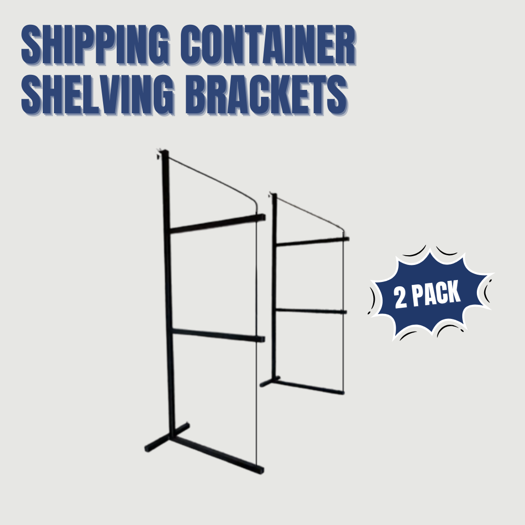 Shipping Container Shelving Brackets - 4 Brackets