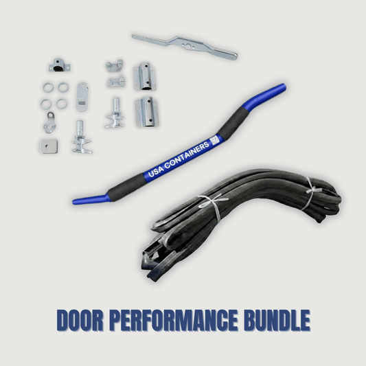 Door Performance Upgrade Bundle - Leverage Bar + Gasket + Door Parts - USA Containers
