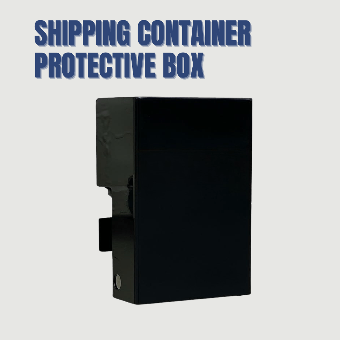 Heavy - Duty Steel Lock Box – Powder - Coated Cam - Bar Protector for Shipping Containers & Trailers - USA Containers