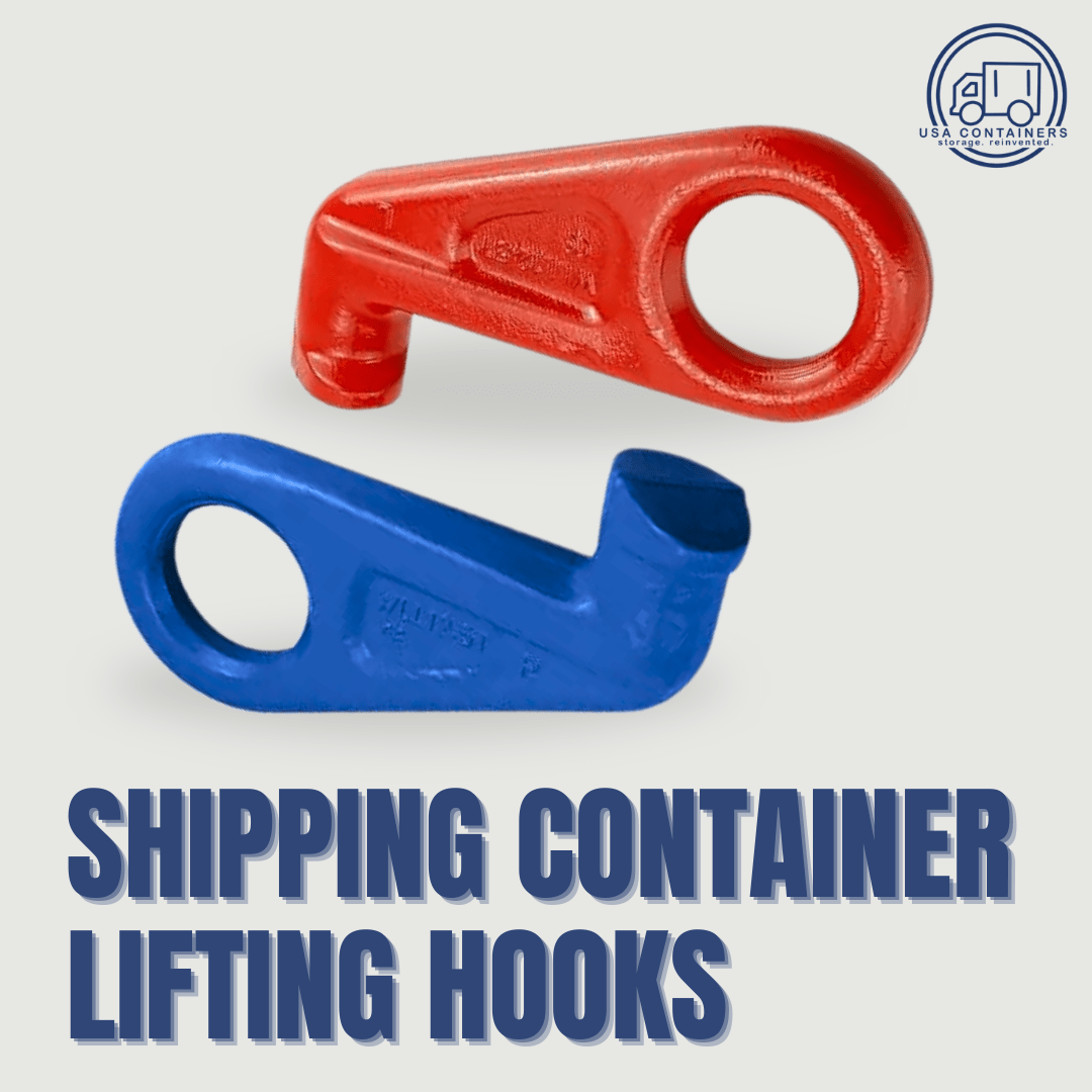 Shipping Container Lifting Hooks (2 Pack) - USA Containers