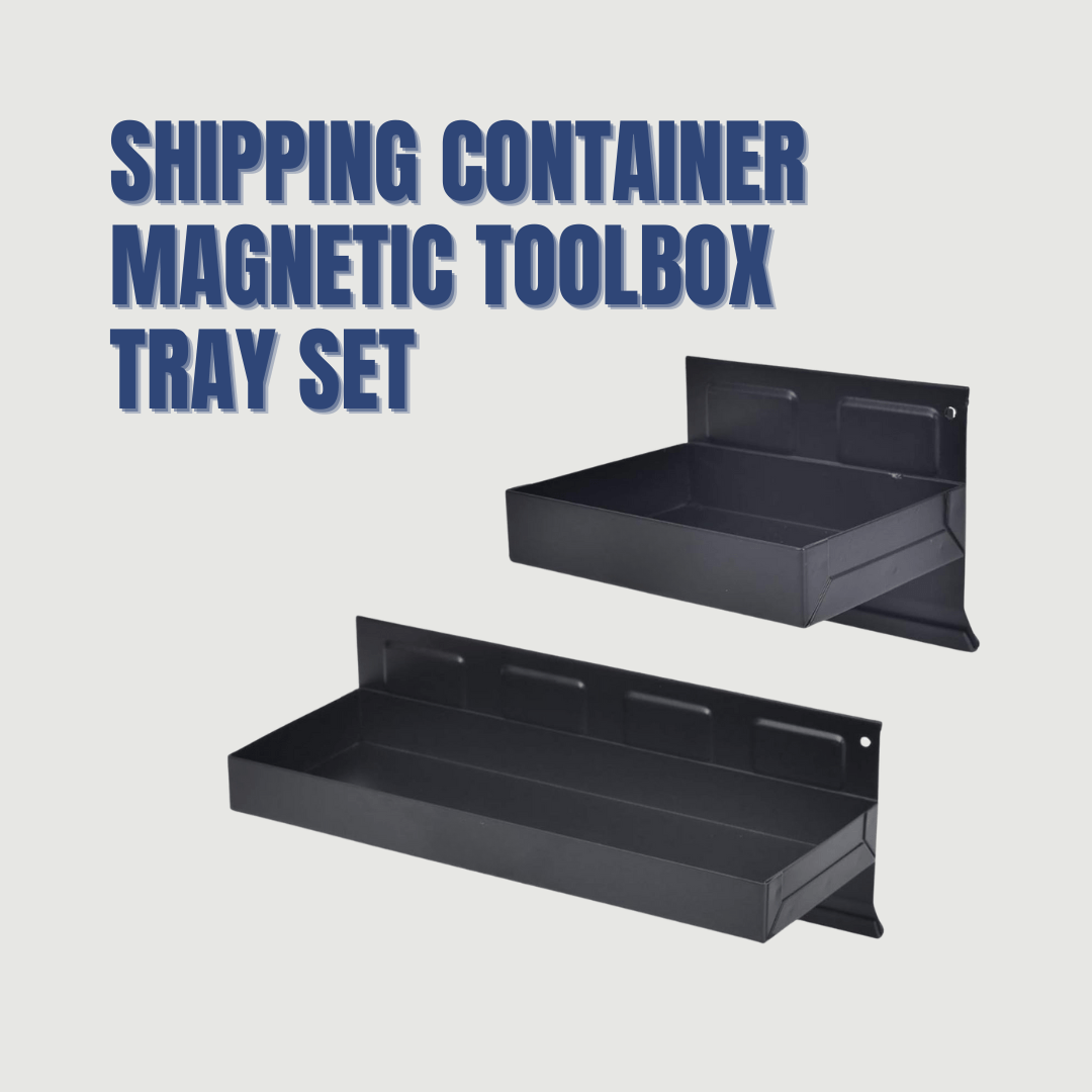 Magnetic Tool Tray Set – 4 Piece Organizer for Shipping Containers - USA Containers
